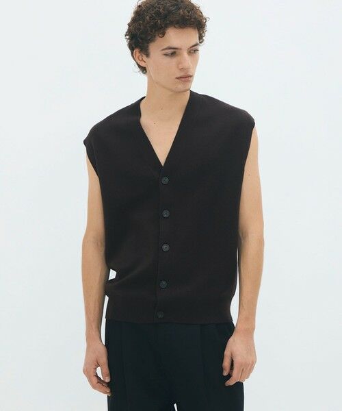 TOMORROWLAND / トゥモローランド ベスト | コットンカシミヤ Vネックベスト | 詳細1