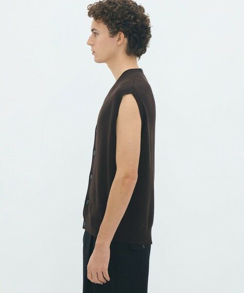 TOMORROWLAND / トゥモローランド ベスト | コットンカシミヤ Vネックベスト | 詳細2