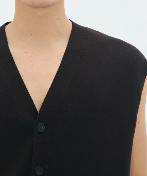 TOMORROWLAND / トゥモローランド ベスト | コットンカシミヤ Vネックベスト | 詳細4