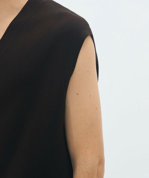 TOMORROWLAND / トゥモローランド ベスト | コットンカシミヤ Vネックベスト | 詳細5