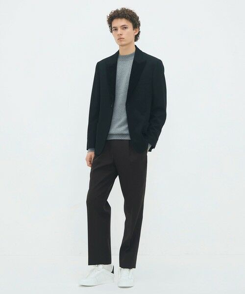 TOMORROWLAND / トゥモローランド テーラードジャケット | ウールギャバジン コーデュロイラペルテーラードジャケット | 詳細1