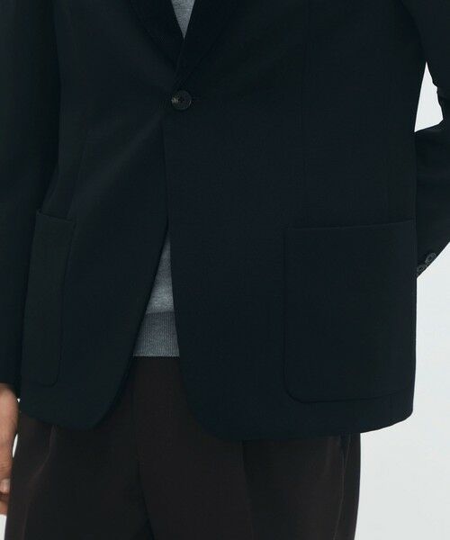 TOMORROWLAND / トゥモローランド テーラードジャケット | ウールギャバジン コーデュロイラペルテーラードジャケット | 詳細10
