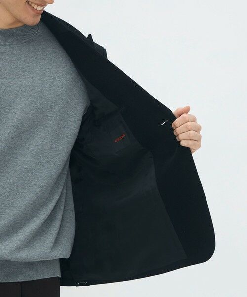 TOMORROWLAND / トゥモローランド テーラードジャケット | ウールギャバジン コーデュロイラペルテーラードジャケット | 詳細5