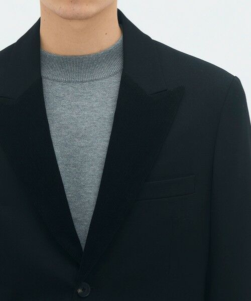 TOMORROWLAND / トゥモローランド テーラードジャケット | ウールギャバジン コーデュロイラペルテーラードジャケット | 詳細6
