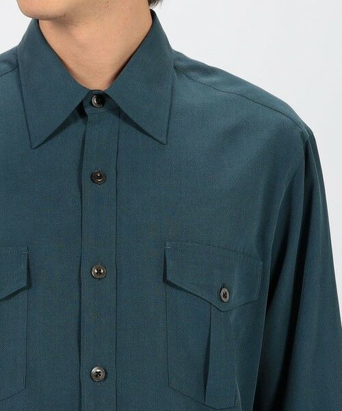 TOMORROWLAND / トゥモローランド シャツ・ブラウス | シルクタフタ ダブルポケット レギュラーカラーシャツ | 詳細5