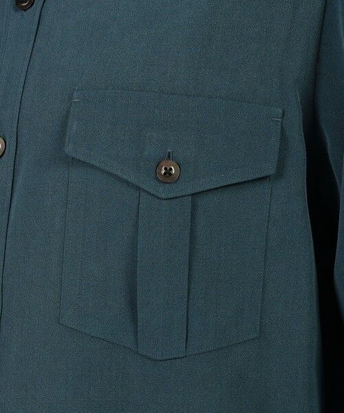 TOMORROWLAND / トゥモローランド シャツ・ブラウス | シルクタフタ ダブルポケット レギュラーカラーシャツ | 詳細8