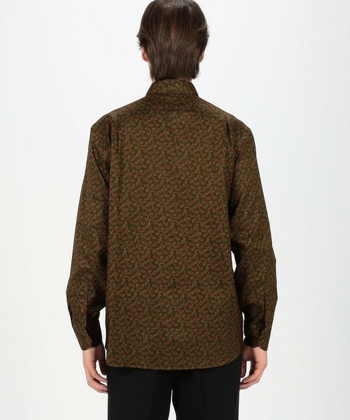 TOMORROWLAND / トゥモローランド シャツ・ブラウス | コットンツイル ペイズリープリント ダブルポケットレギュラーカラーシャツ | 詳細4