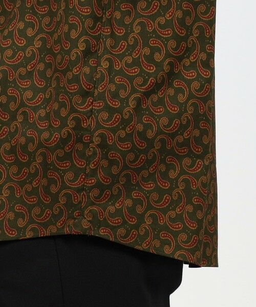 TOMORROWLAND / トゥモローランド シャツ・ブラウス | コットンツイル ペイズリープリント ダブルポケットレギュラーカラーシャツ | 詳細8