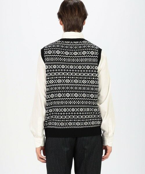 TOMORROWLAND / トゥモローランド ニット・セーター | ウールカシミヤ フェアアイル クルーネックプルオーバー ニットベスト | 詳細4