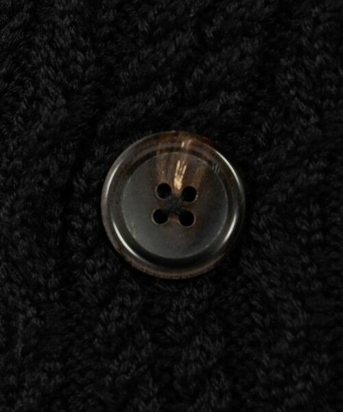 TOMORROWLAND / トゥモローランド ニット・セーター | ウールケーブルニット ダブルブレスト4Bジャケット | 詳細9