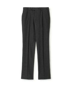 TOMORROWLAND / トゥモローランド スラックス・ドレスパンツ | ウールコットン ダブルジャガード ノープリーツシャーリングパンツ