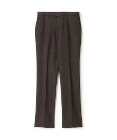 TOMORROWLAND / トゥモローランド スラックス・ドレスパンツ | ウールコットン ダブルジャガード ノープリーツシャーリングパンツ