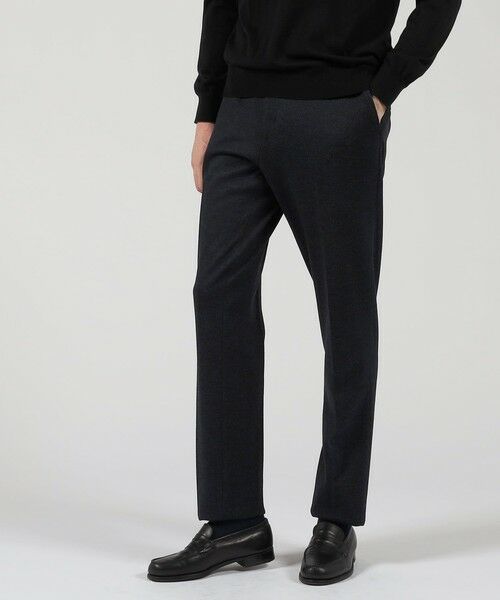 TOMORROWLAND / トゥモローランド スラックス・ドレスパンツ | ウールコットン ダブルジャガード ノープリーツシャーリングパンツ | 詳細1