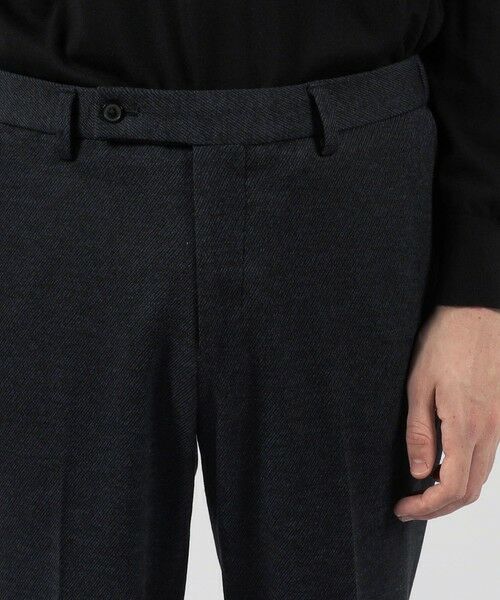 TOMORROWLAND / トゥモローランド スラックス・ドレスパンツ | ウールコットン ダブルジャガード ノープリーツシャーリングパンツ | 詳細5