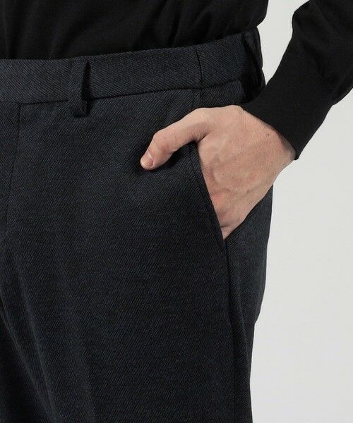 TOMORROWLAND / トゥモローランド スラックス・ドレスパンツ | ウールコットン ダブルジャガード ノープリーツシャーリングパンツ | 詳細7