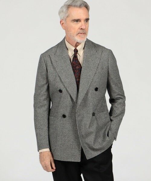 TOMORROWLAND / トゥモローランド テーラードジャケット | ウールフランネル ダブルブレステッド4Bジャケット FOX BROTHERS | 詳細1
