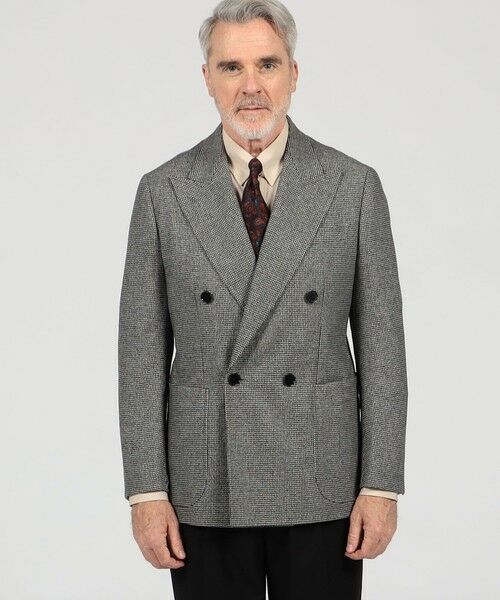 TOMORROWLAND / トゥモローランド テーラードジャケット | ウールフランネル ダブルブレステッド4Bジャケット FOX BROTHERS | 詳細2