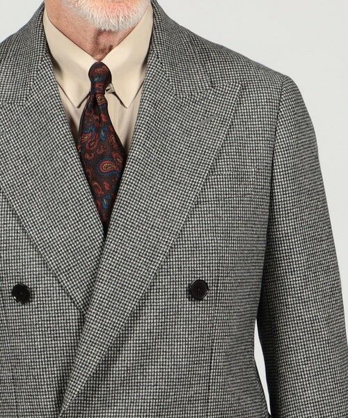 TOMORROWLAND / トゥモローランド テーラードジャケット | ウールフランネル ダブルブレステッド4Bジャケット FOX BROTHERS | 詳細6