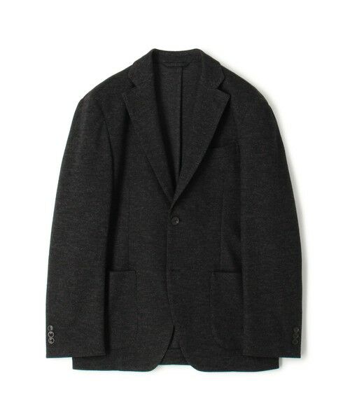 TOMORROWLAND/トゥモローランド ウールコットン ダブルジャガード シングルブレステッド2Bジャケット 18 チャコールグレー 50 TOMORROWLAND/トゥモローランド ウールコットン ダブルジャガード シングルブレステッド2Bジャケット 18 チャコールグレー 50