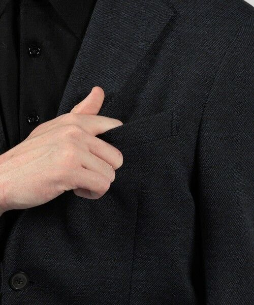 TOMORROWLAND / トゥモローランド テーラードジャケット | ウールコットン ダブルジャガード シングルブレステッド2Bジャケット | 詳細10
