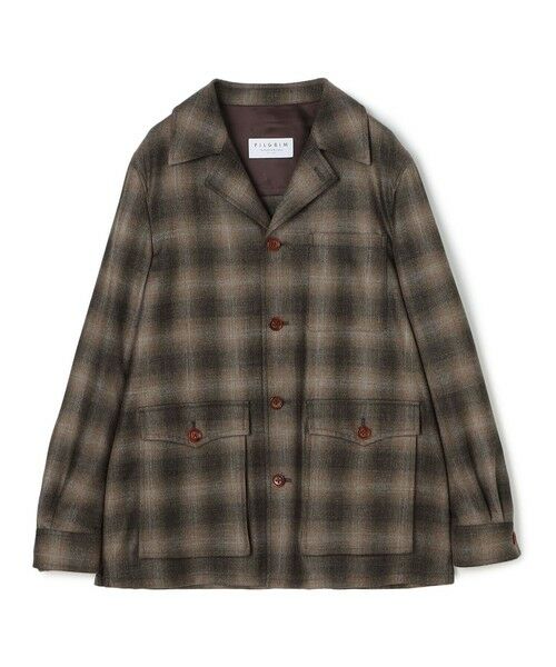 TOMORROWLAND/トゥモローランド ウールカシミヤシルク ダブルポケット シャツジャケット SILKAIR LORO PIANA 56 カーキ系 48 TOMORROWLAND/トゥモローランド ウールカシミヤシルク ダブルポケット シャツジャケット SILKAIR LORO PIANA 56 カーキ系 48