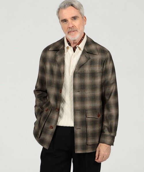 TOMORROWLAND / トゥモローランド ブルゾン | ウールカシミヤシルク ダブルポケット シャツジャケット SILKAIR LORO PIANA | 詳細1