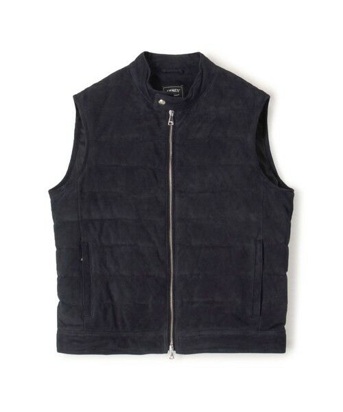 TOMORROWLAND / トゥモローランド ダウンジャケット・ベスト | 【別注】EMMETI JURI スエード ダウンベスト(69 ネイビー)