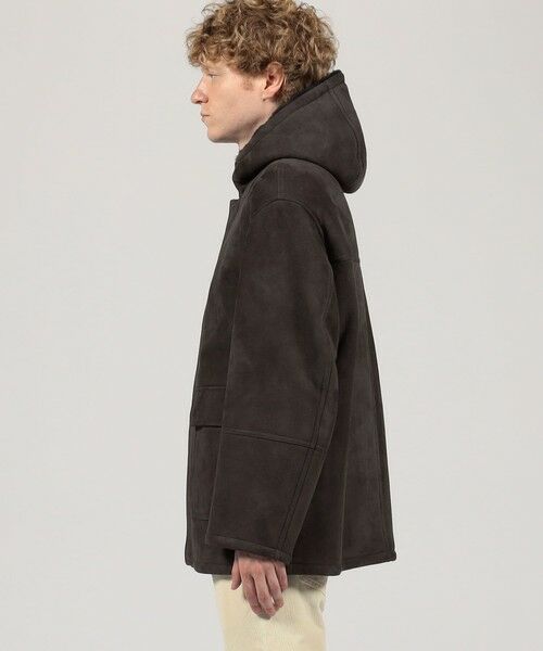 TOMORROWLAND / トゥモローランド レザーブルゾン・ジャケット | 【別注】EMMETI ムートンフーデッドコート | 詳細3