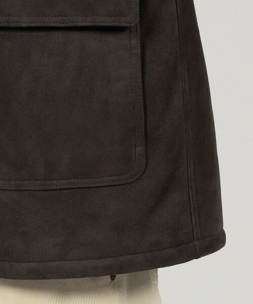 TOMORROWLAND / トゥモローランド レザーブルゾン・ジャケット | 【別注】EMMETI ムートンフーデッドコート | 詳細8