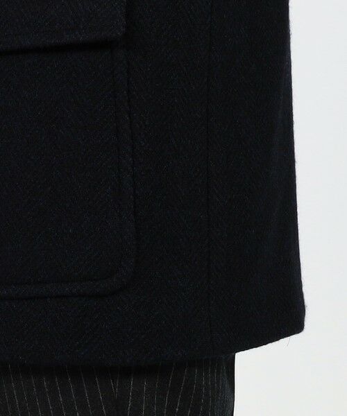 TOMORROWLAND / トゥモローランド ピーコート | プレミアムシェットランドウール ショートポロコート | 詳細10