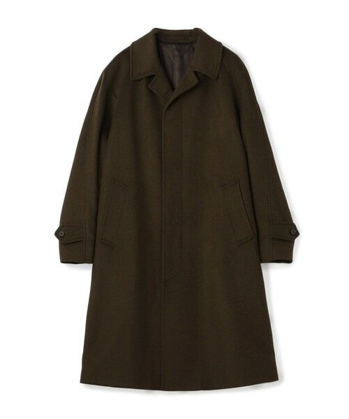 TOMORROWLAND / トゥモローランド ステンカラーコート | SUPER160’Sウール バルカラーコート(57 カーキ)