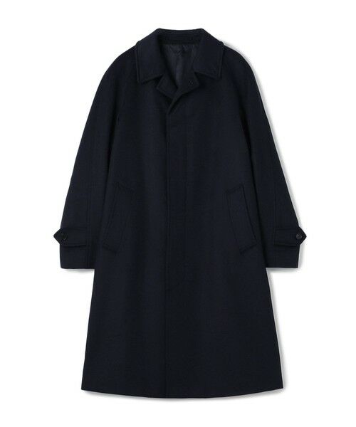 TOMORROWLAND/トゥモローランド SUPER160'Sウール バルカラーコート 69 ネイビー M TOMORROWLAND/トゥモローランド SUPER160'Sウール バルカラーコート 69 ネイビー M