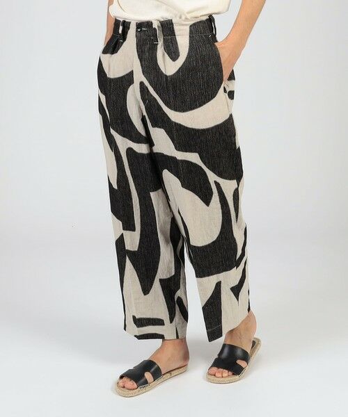 TOMORROWLAND / トゥモローランド その他パンツ | HAVERSACK ATTIRE リネンコットン 総柄パンツ | 詳細1
