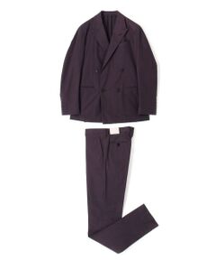 TOMORROWLAND / トゥモローランド セットアップ | CARUSO BUTTERFLY コットンポリウレタン ダブルブレステッド4Bスーツ