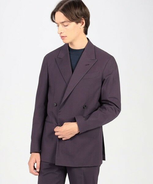 TOMORROWLAND / トゥモローランド セットアップ | CARUSO BUTTERFLY コットンポリウレタン ダブルブレステッド4Bスーツ | 詳細2