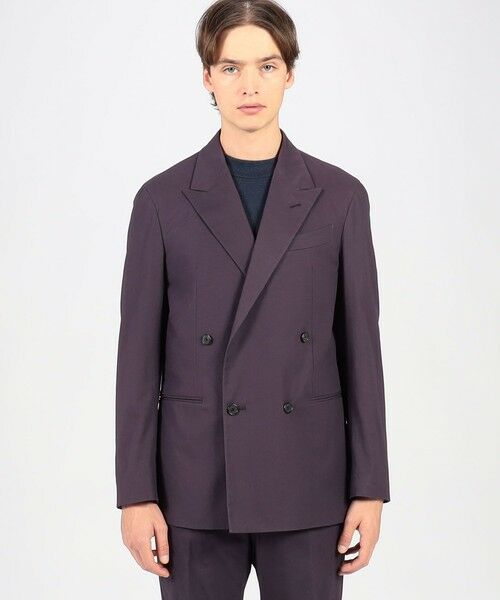 TOMORROWLAND / トゥモローランド セットアップ | CARUSO BUTTERFLY コットンポリウレタン ダブルブレステッド4Bスーツ | 詳細3