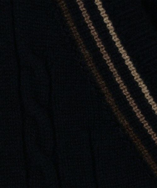 TOMORROWLAND / トゥモローランド ニット・セーター | 【別注】RICHMOND KNITWEAR ウールケーブル Vネックベスト | 詳細10