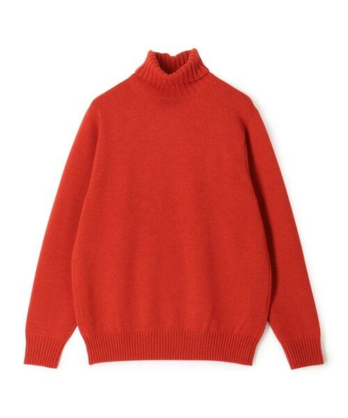 TOMORROWLAND/トゥモローランド TOMORROWLAND tricot スーパーファインラムウール タートルネックニット 27 オレンジ M