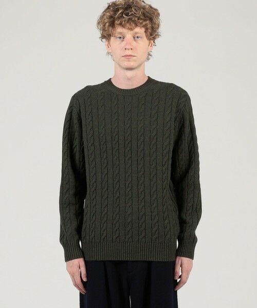 TOMORROWLAND / トゥモローランド ニット・セーター | TOMORROWLAND tricot スーパーファインラムウール ケーブルニット | 詳細2