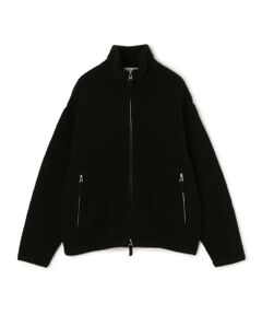 TOMORROWLAND / トゥモローランド ニット・セーター | TOMORROWLAND Tricot ウールカシミヤ パイルニット ジップアップブルゾン