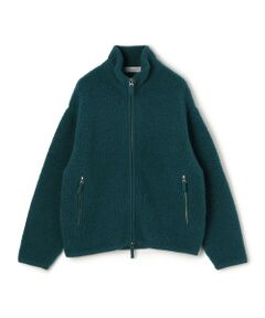 TOMORROWLAND / トゥモローランド ニット・セーター | TOMORROWLAND Tricot ウールカシミヤ パイルニット ジップアップブルゾン