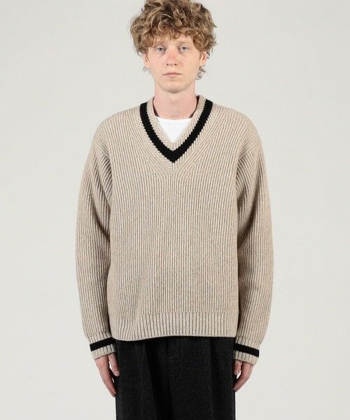 TOMORROWLAND / トゥモローランド ニット・セーター | TOMORROWLAND Tricot ウールカシミヤ メランジニット Vネックプルオーバー | 詳細2