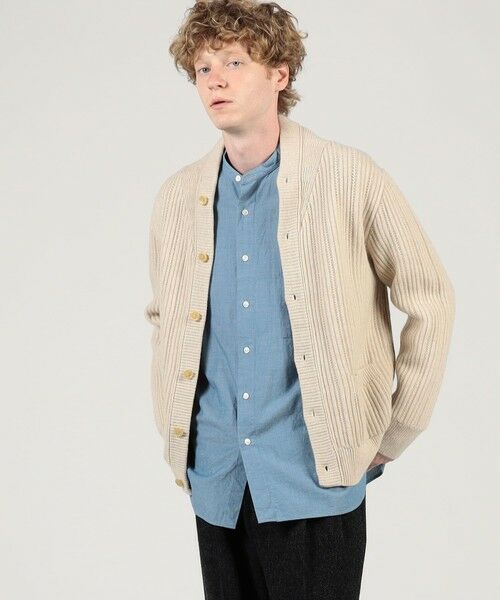 TOMORROWLAND / トゥモローランド ニット・セーター | ウールカシミヤシルク リブVネックカーディガン | 詳細1