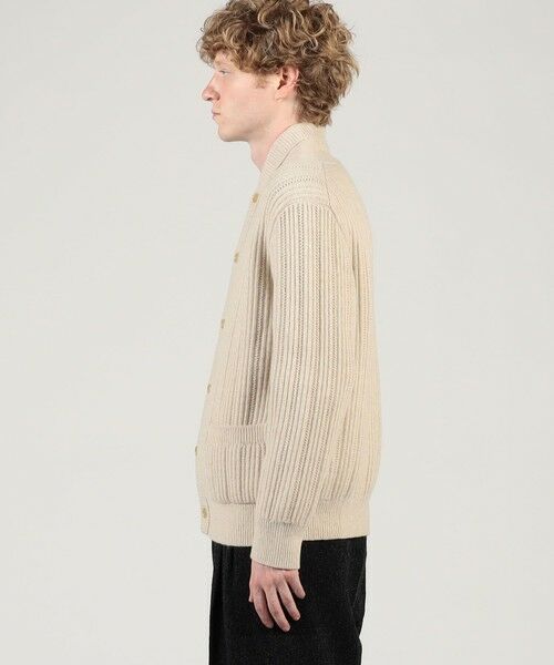 TOMORROWLAND / トゥモローランド ニット・セーター | ウールカシミヤシルク リブVネックカーディガン | 詳細3