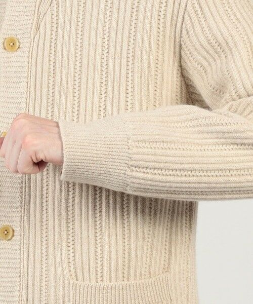 TOMORROWLAND / トゥモローランド ニット・セーター | ウールカシミヤシルク リブVネックカーディガン | 詳細6