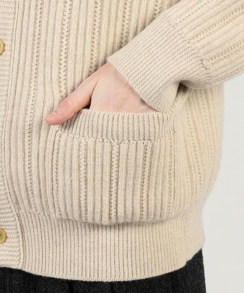 TOMORROWLAND / トゥモローランド ニット・セーター | ウールカシミヤシルク リブVネックカーディガン | 詳細7