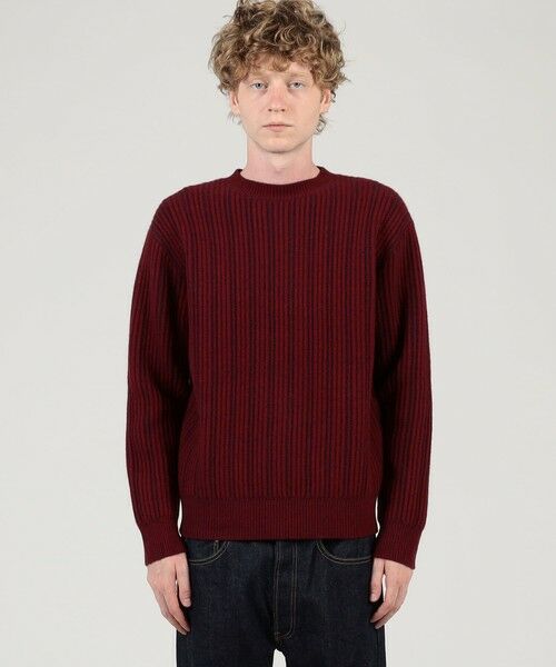 TOMORROWLAND / トゥモローランド ニット・セーター | ウールカシミヤシルク リブクルーネックプルオーバーニット | 詳細2