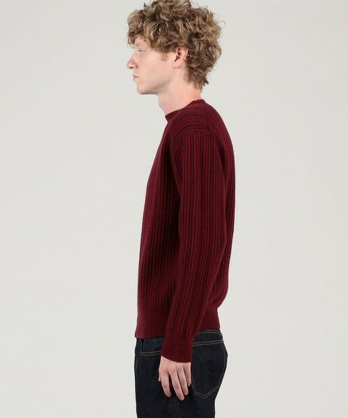 TOMORROWLAND / トゥモローランド ニット・セーター | ウールカシミヤシルク リブクルーネックプルオーバーニット | 詳細3