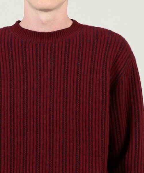 TOMORROWLAND / トゥモローランド ニット・セーター | ウールカシミヤシルク リブクルーネックプルオーバーニット | 詳細5