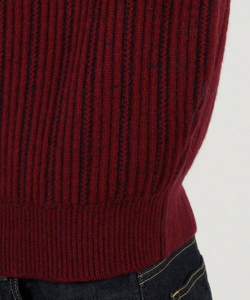 TOMORROWLAND / トゥモローランド ニット・セーター | ウールカシミヤシルク リブクルーネックプルオーバーニット | 詳細7